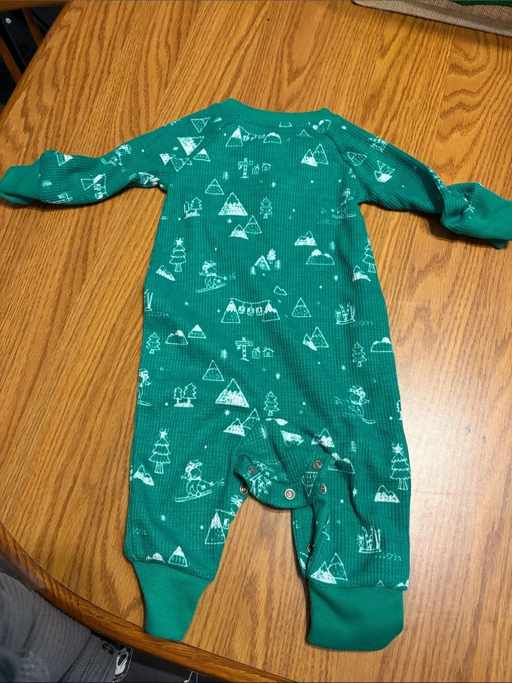 Target Christmas baby pajamas onesie